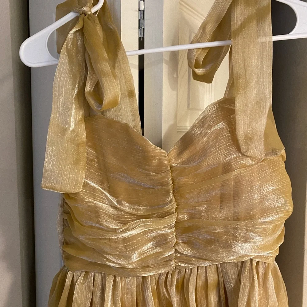 Lulus gold Dress - Picture 3 of 5